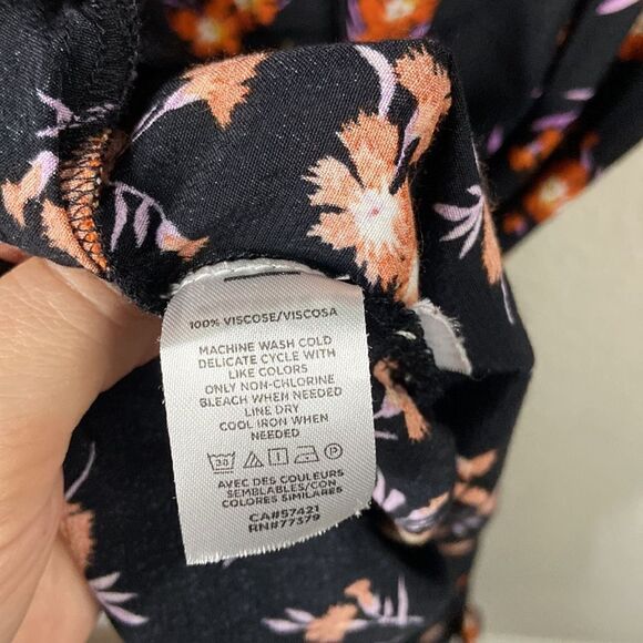 Ann Taylor Floral Button Up MIDI Dress size Small - Picture 8 of 11